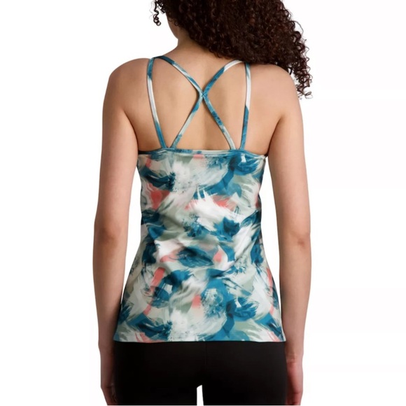 Gaiam Woman’s Dragonfly Shine Bra Tank. Size XS. Emerson Print. OM-DRI - Picture 2 of 16